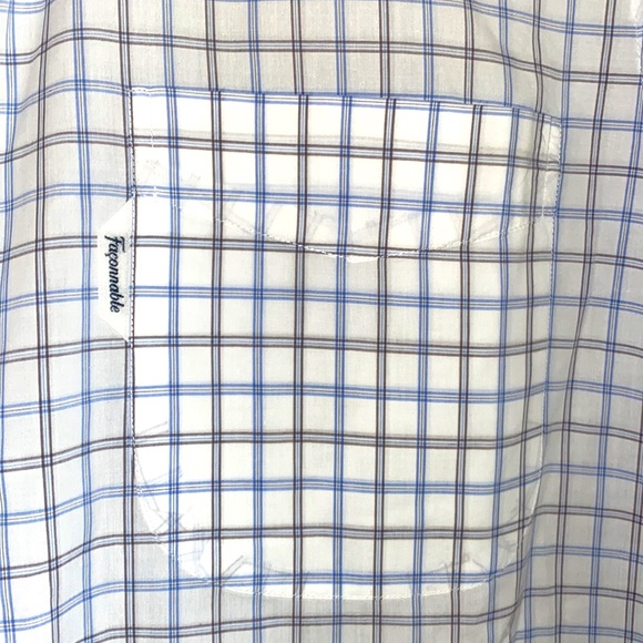 Faconnable Classique Check Button Down Shirt - Picture 3 of 13